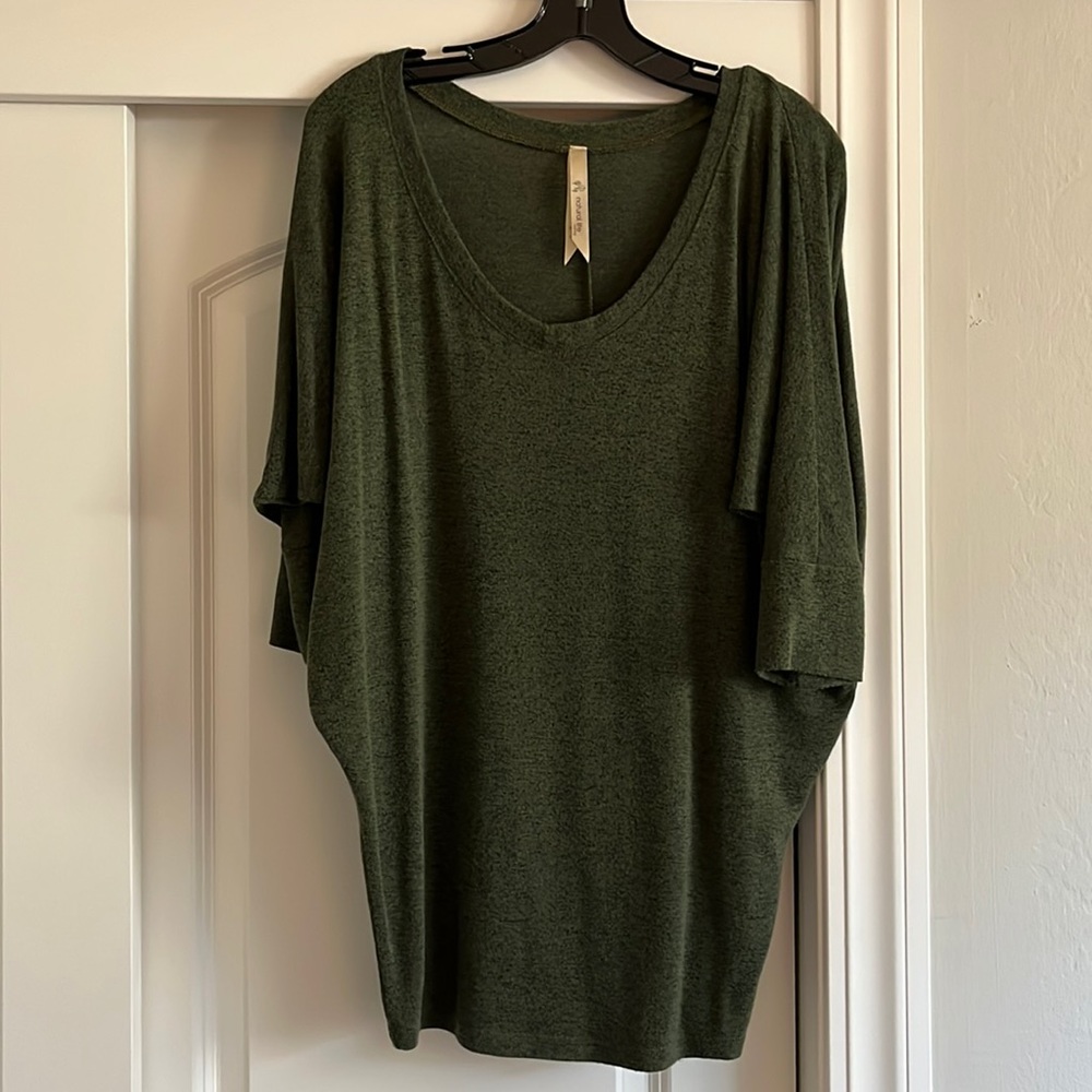 Dark green blouse
